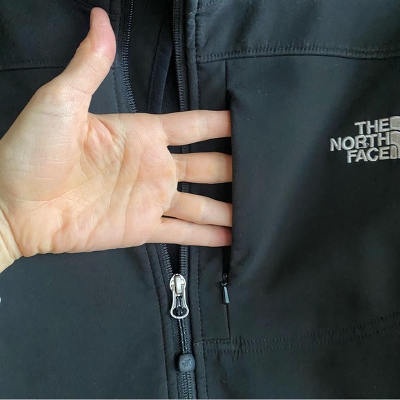 The North Face Apex Soft Shell Women’s Black Jacket Size L - Picture 9 of 10